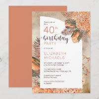 Hojas de palma de Boho | Hydrangeas 40.º Fiesta de