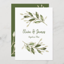 Hojas forestales, vegetación, Boda