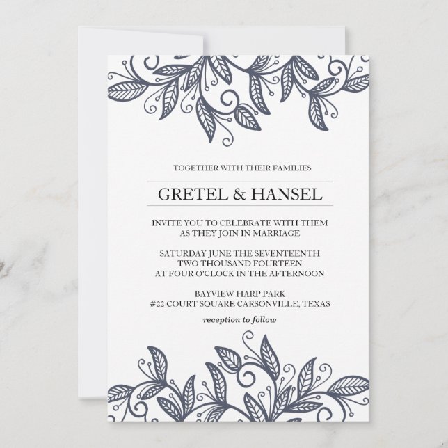 Invitación hojas giratorias (Anverso)