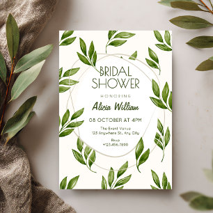 Invitación Hojas Verdes 