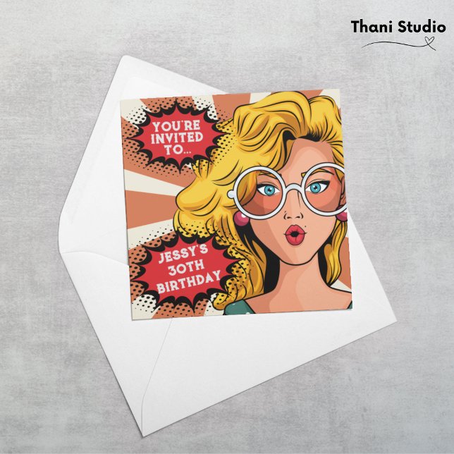 Invitación Hola 30: Noche de diversión para mujer retro 90 (Subido por el creador)