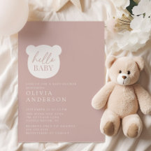 Hola Baby Bear Baby Shower