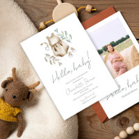 Hola Baby Boho Watercolor Baby Shower