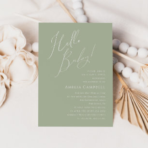 Invitación ¡Hola Bebé! Baby Shower