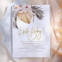 Hola Bebé | Boho Pampas Grass & Palma Tropical