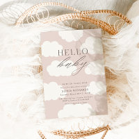 Hola, bebé | Cloud Nueve Chicas rosados Baby Showe