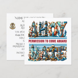 INVITACIÓN HOLA PERMISO PARA ABORDAR