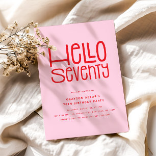 INVITACIÓN HOLA SETENTA AÑOS 70
