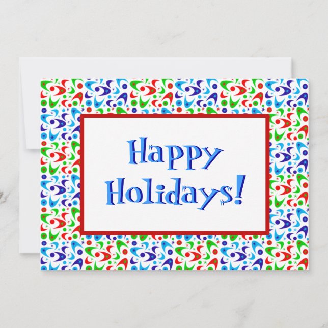 Invitación Holiday Boomerangs (Anverso)