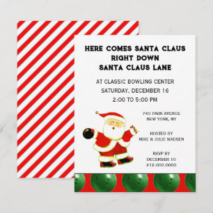 Invitación Holiday Bowl para navidades