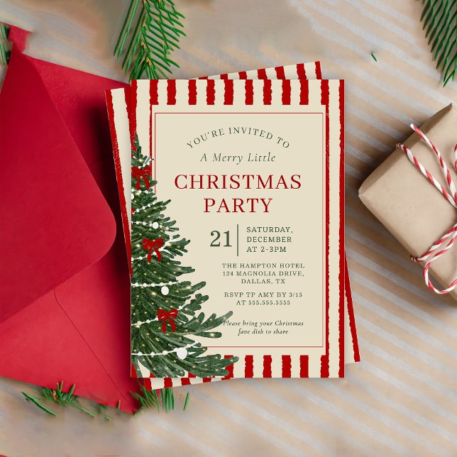 Invitación Holiday Christmas Party Invitation invitation (Subido por el creador)