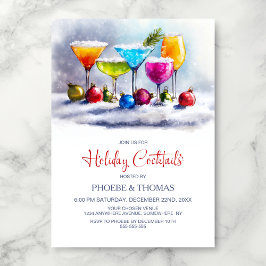 Invitación Holiday Cocktail Party