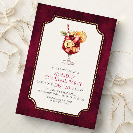 Invitación Holiday Cocktail Party