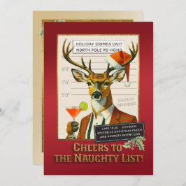 Invitación Holiday Crimes Unit – Reindeer Repeat Offender