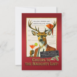 Invitación Holiday Crimes Unit – Reindeer Repeat Offender