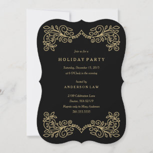 Invitación Holiday Elegance Corporate