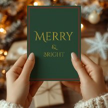 Holiday Luxe Modern Elegant Invitation Card