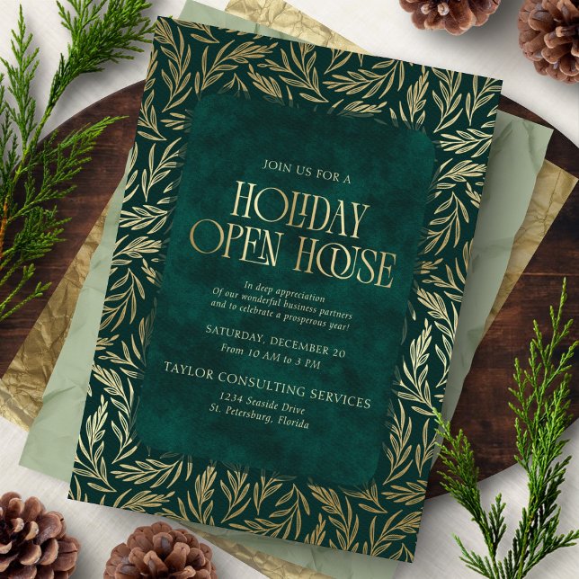 Invitación Holiday Open House Invitation (Subido por el creador)