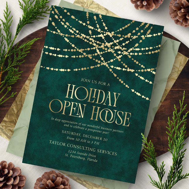 Invitación Holiday Open House Invitation (Subido por el creador)