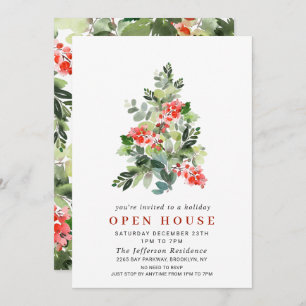 Invitación Holly Berry Tree NAVIDADES HOLIDAY OPUSE HOUSE