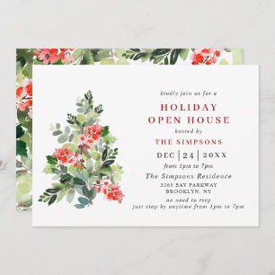 Invitación Holly Berry Tree NAVIDADES HOLIDAY OPUSE HOUSE