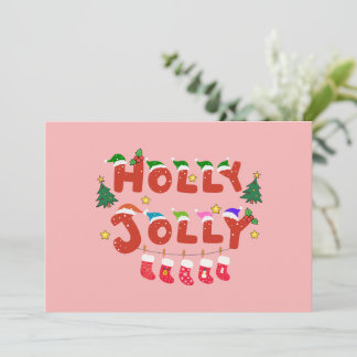 Invitación Holly Jolly