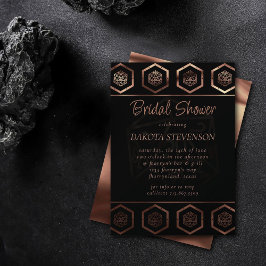 Invitación Holograma D20 | Revelación de género PnP Tabletop 