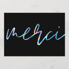 Invitación Holographic Colorful MGracias Personalizados