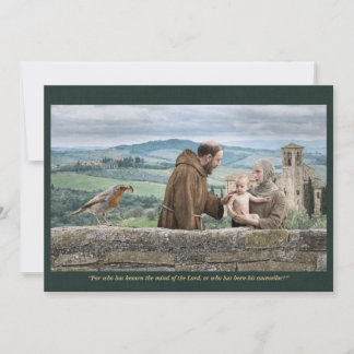 Invitación Holy Card | Saint Francis with Bonaventure