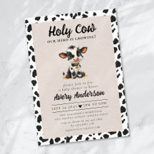 Holy Cow Baby Shower