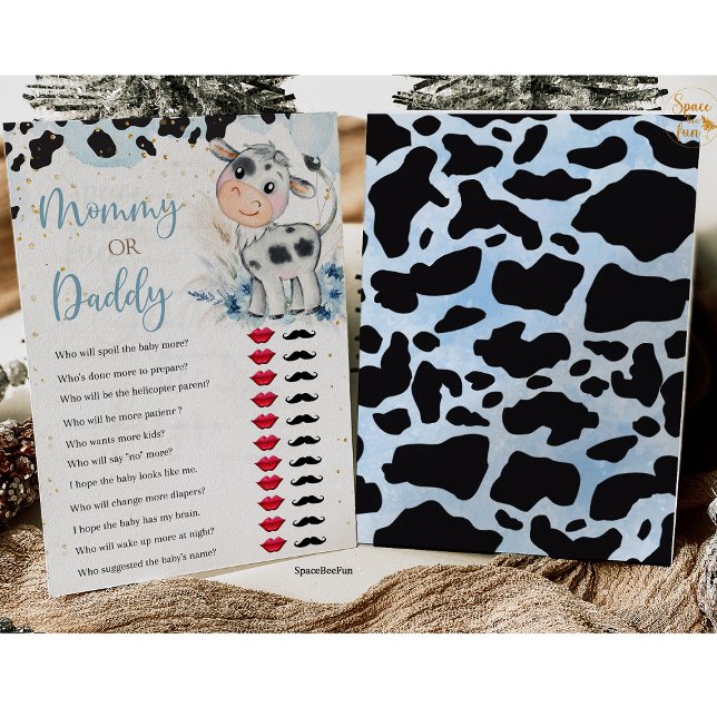 Invitación Holy Cow Baby Shower BOY Games Cow Boho Pampas Gra (Holy Cow invites,Baby Shower,BOY Games,Cow boy,Boho Pampas,Grass Farm,animal invites ,Mommy or Daddy)
