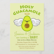 Holy Guacamole Aguacate Baby Shower