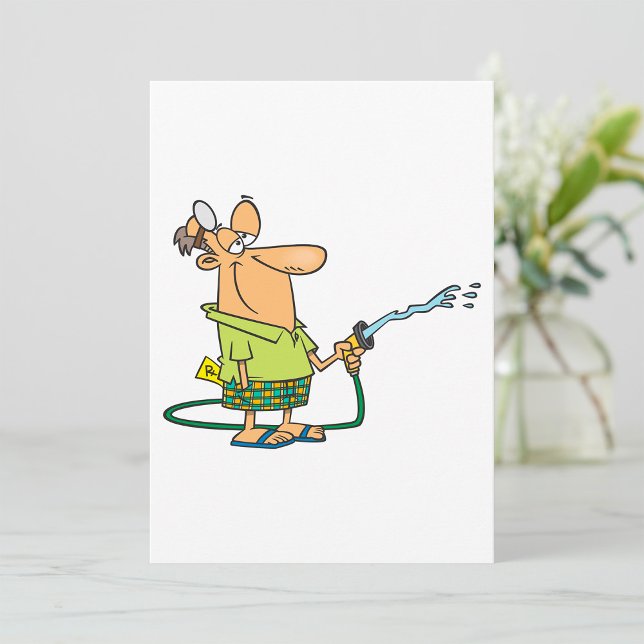 Invitación Hombre Con Mano De Jardín (Subido por el creador)