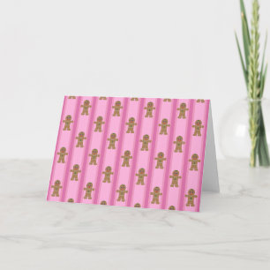 Invitación Hombre de jengibre rosa divertido y elegante