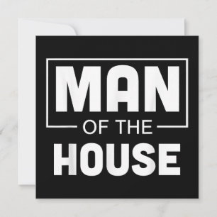 Invitación Hombre De La Casa