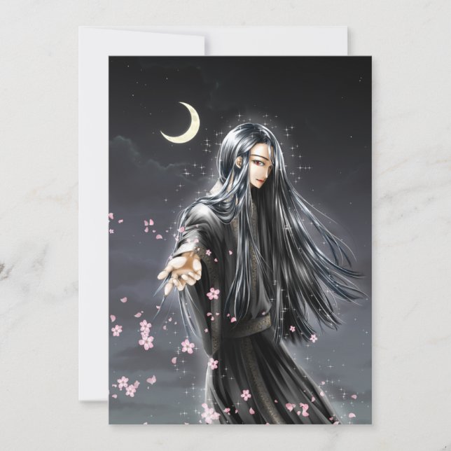 Invitación hombre de ojos rojos (Anverso)