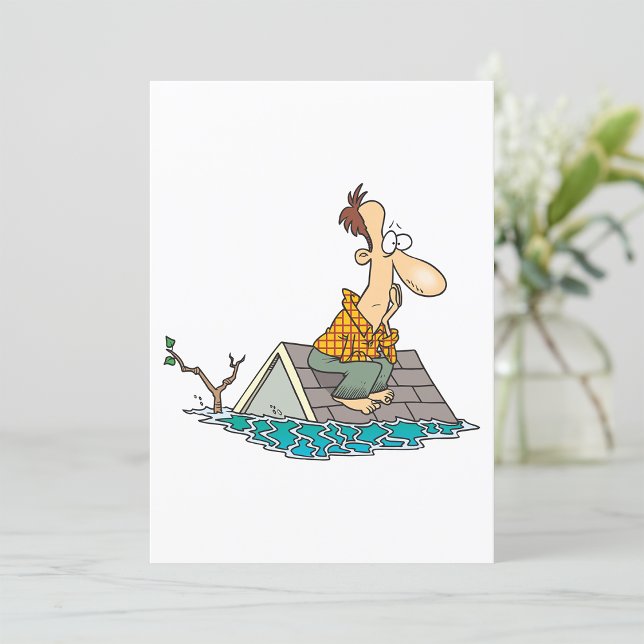 Invitación Hombre En Una Inundación (Subido por el creador)