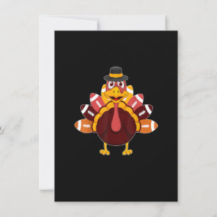 Invitación Hombres amantes del deporte de la bola de fútbol d