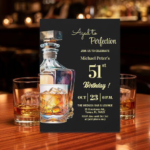 Invitación Hombres de 51 años envejecidos a la perfección Whi