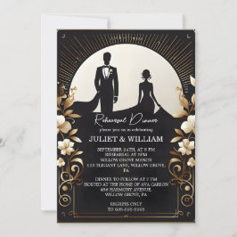 Invitación Hombres Tuxedo Adulto Negrita Ensayo de empate neg