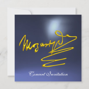 INVITACIÓN HOMENAJE A MOZART, CONCIERTO AZUL ORO