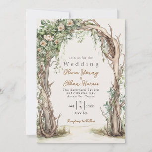 Invitación HOMESPUN - Boda ruso