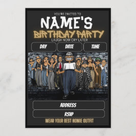 Invitación Homies Birthday Invitation, 90s nostalgia