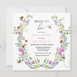 Invitación Honey Bee | Novia A Ser Ducha Bridal