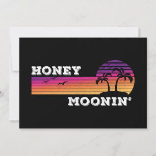 Invitación Honey Moonin Beach Honeymoon Vacaciones Hombres Co