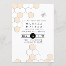 Honeycomb moderno | Bumblebee Baby Shower