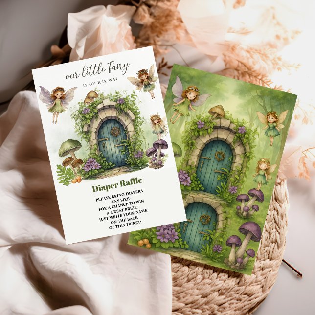 Invitación hongo de cuento de hadas bosque baby shower niña (Subido por el creador)