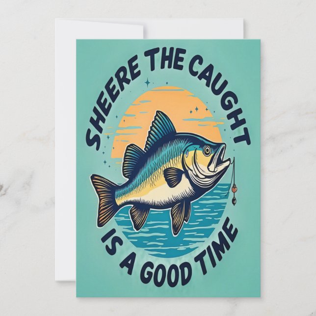 Invitación Hooked on Fun (Anverso)