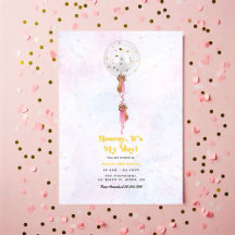 Hooray, ¡es mi día! Fiesta mínima de cumpleaños