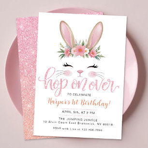 Invitación Hop Sobre La Abundante Fiesta De Cumpleaños